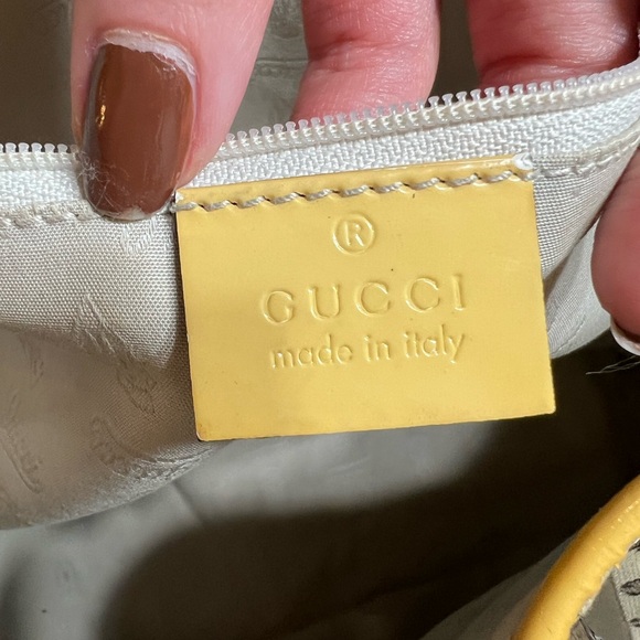 GUCCI GG Monogram Web Jolie Tote with charm Authentic - Picture 14 of 16